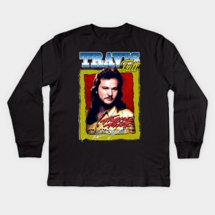 Travis Tritt //// country music artist Kids Long Sleeve T-Shirt